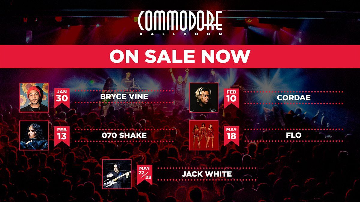 Bryce Vine at Commodore Ballroom