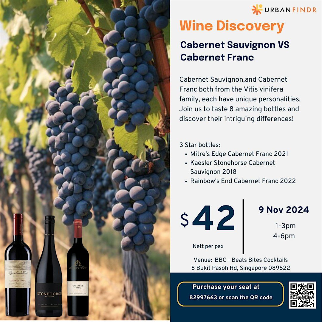 Wine Discovery -  Cabernet Sauvignon VS Cabernet Franc