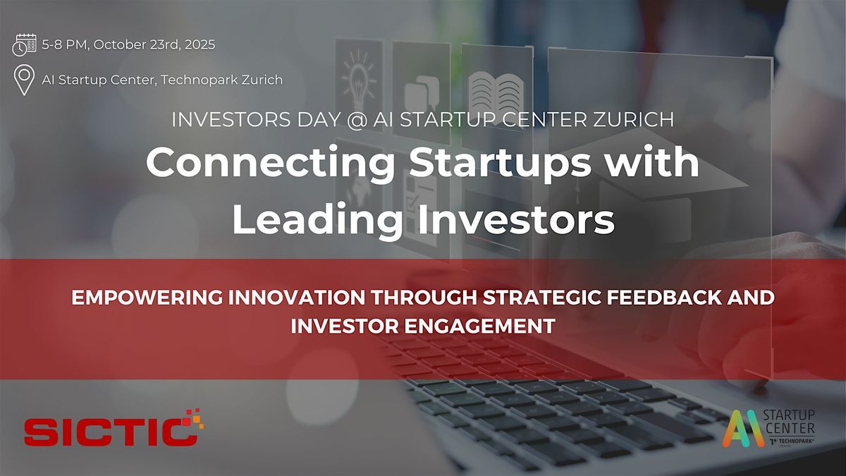 Investors Day @ AI Startup Center Zurich