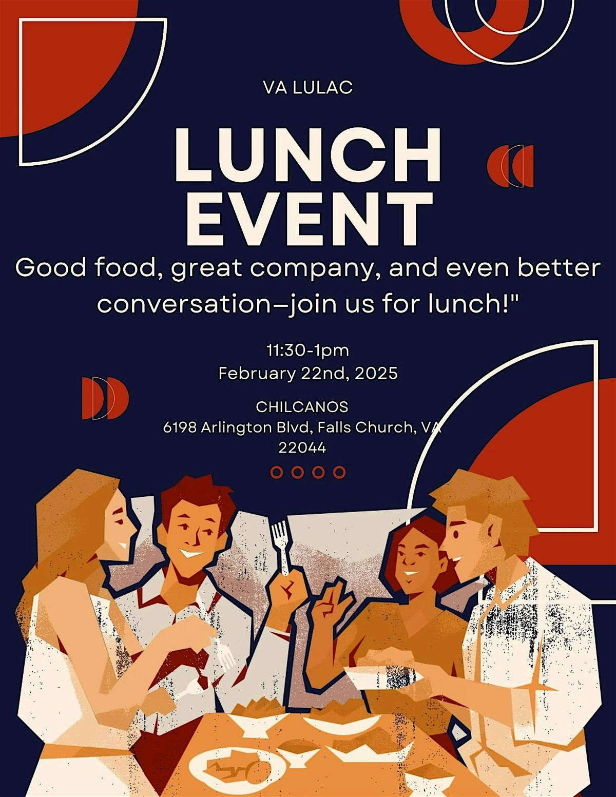 Virginia LULAC Monthly Lunch - February