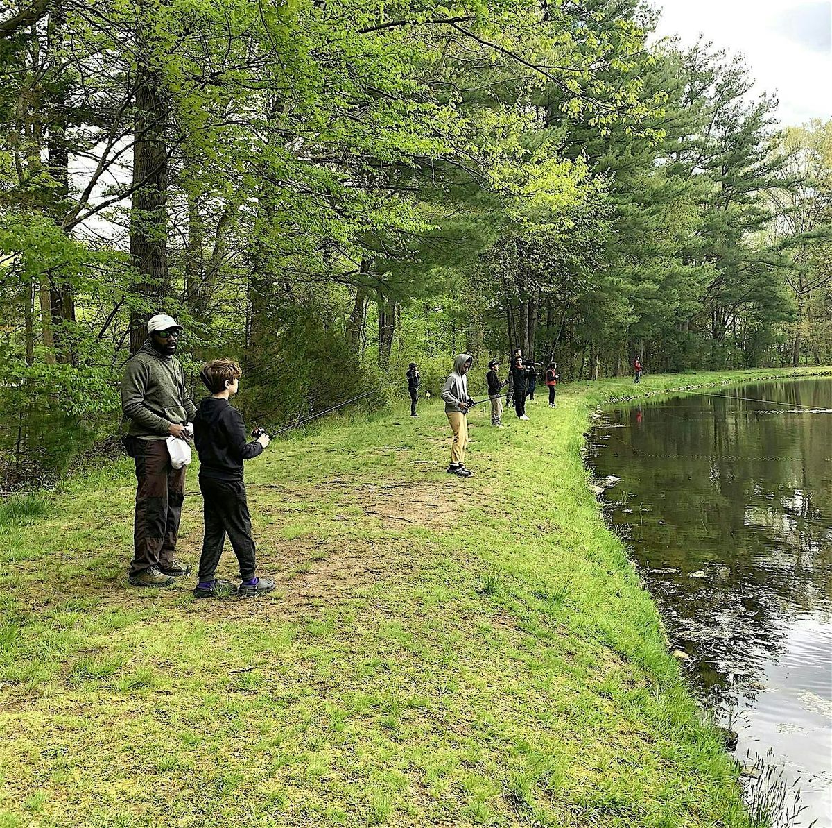 Fishing trip with the Boys and Girls Club of Dorchester