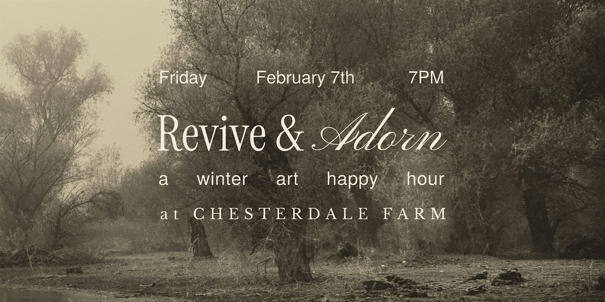 Revive & Adorn: A Winter Art Happy Hour