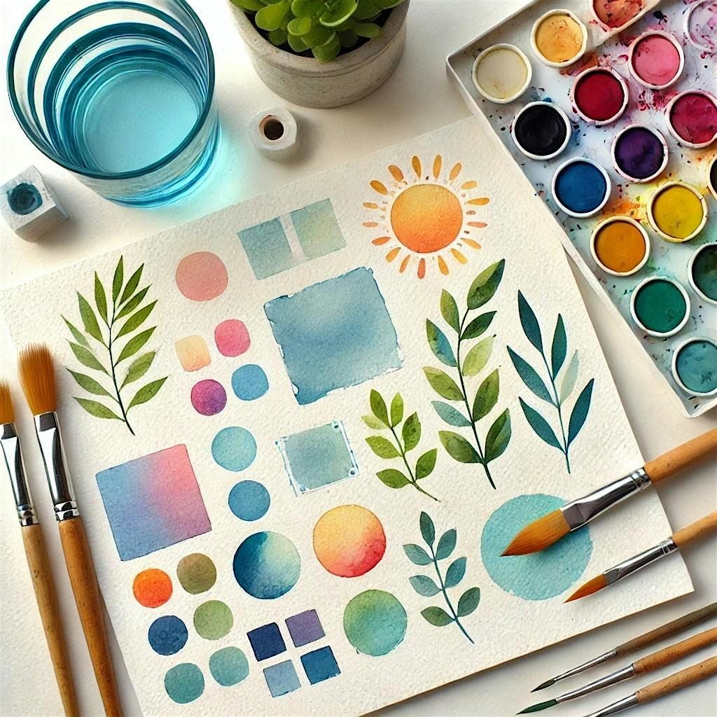 "Building Blocks of Watercolor: A Four-Week Beginner Course" SEPT