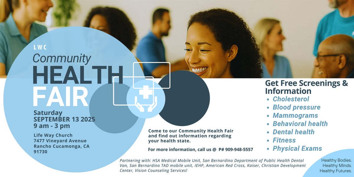 LifeWay\u2019s Free Community Health Fair \u2013 Screenings, Resources & Wellness