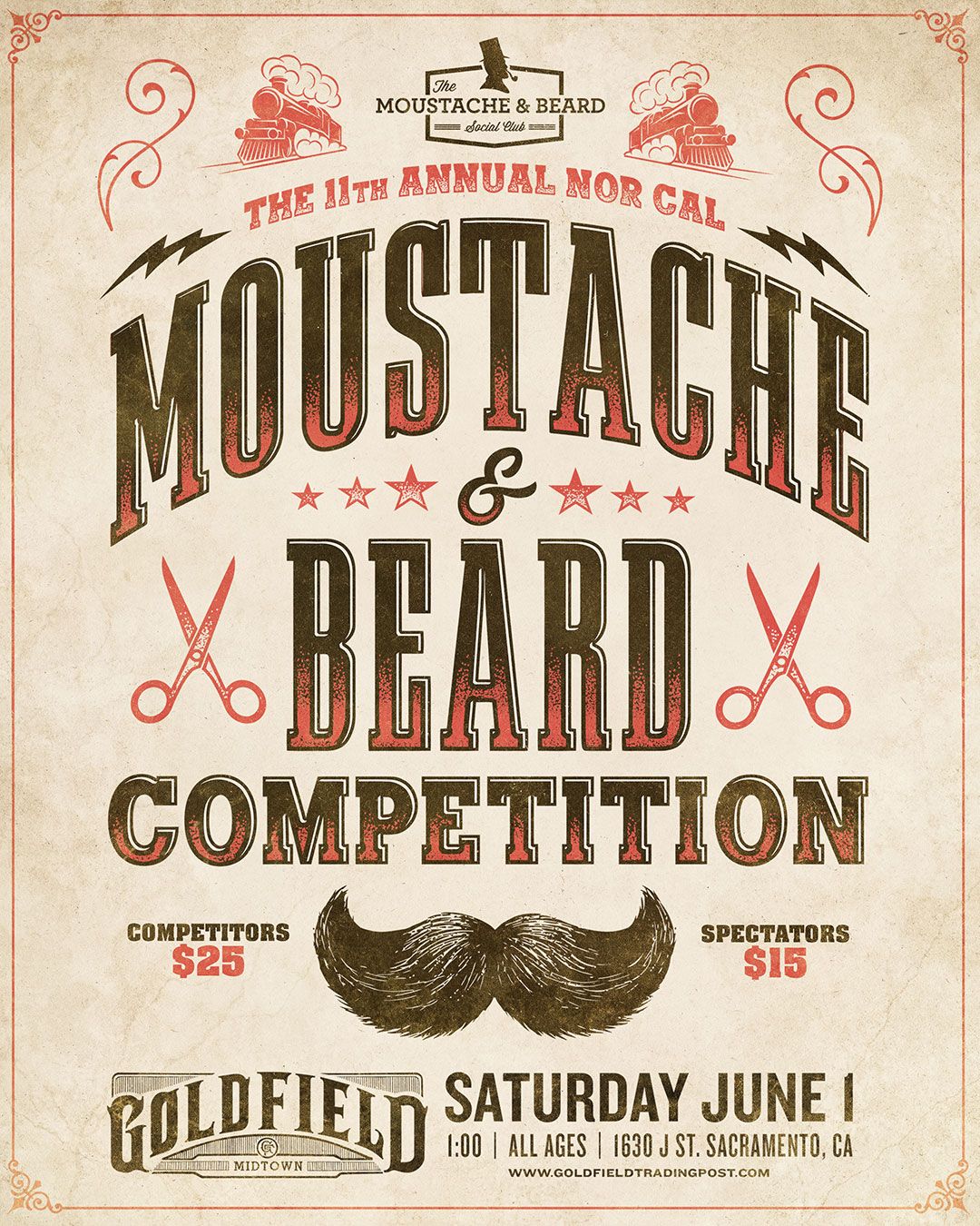 The 11th Annual Nor Cal Moustache & Beard Competition