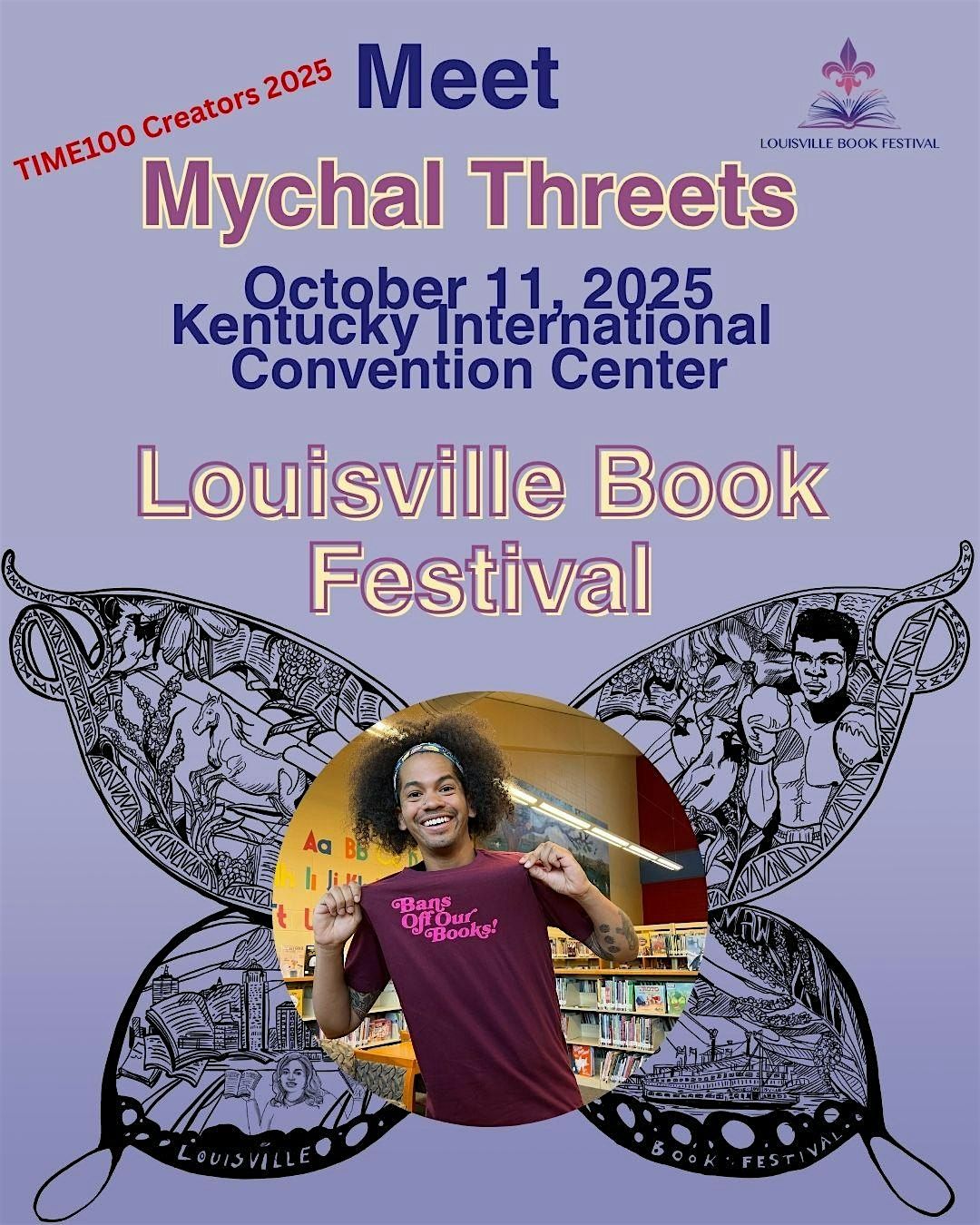 Mychal Threets at the 2025 Louisville Book Festival