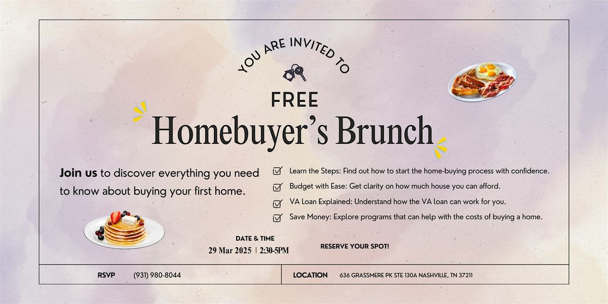 FREE Homebuyers Brunch - Nashville