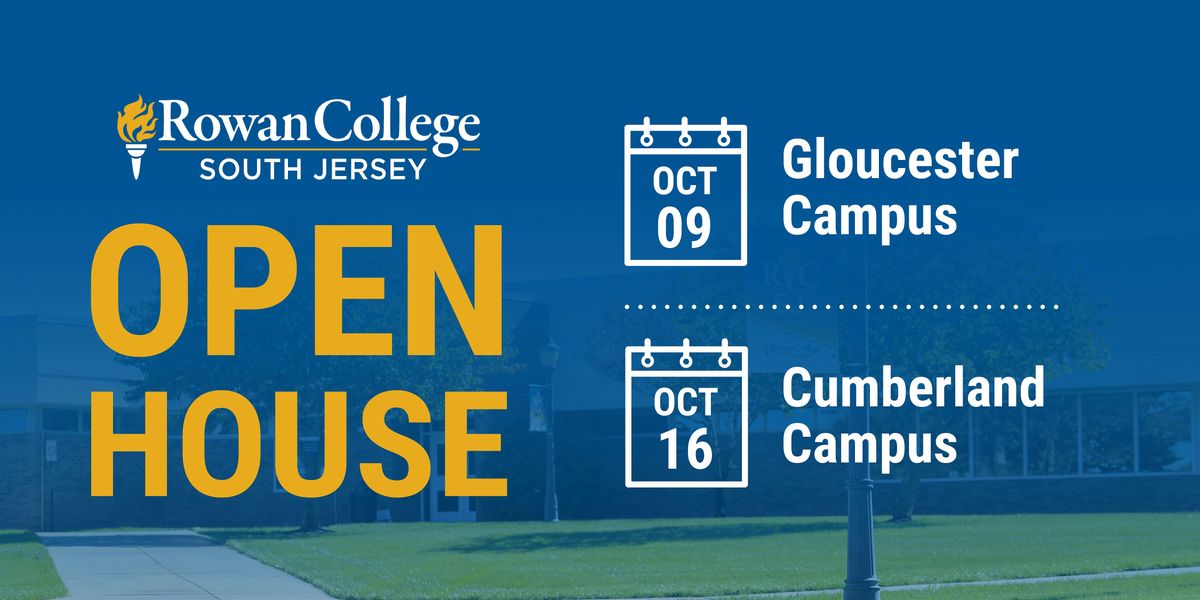 Rowan College South Jersey Fall 2025 Open House (Cumberland Campus)
