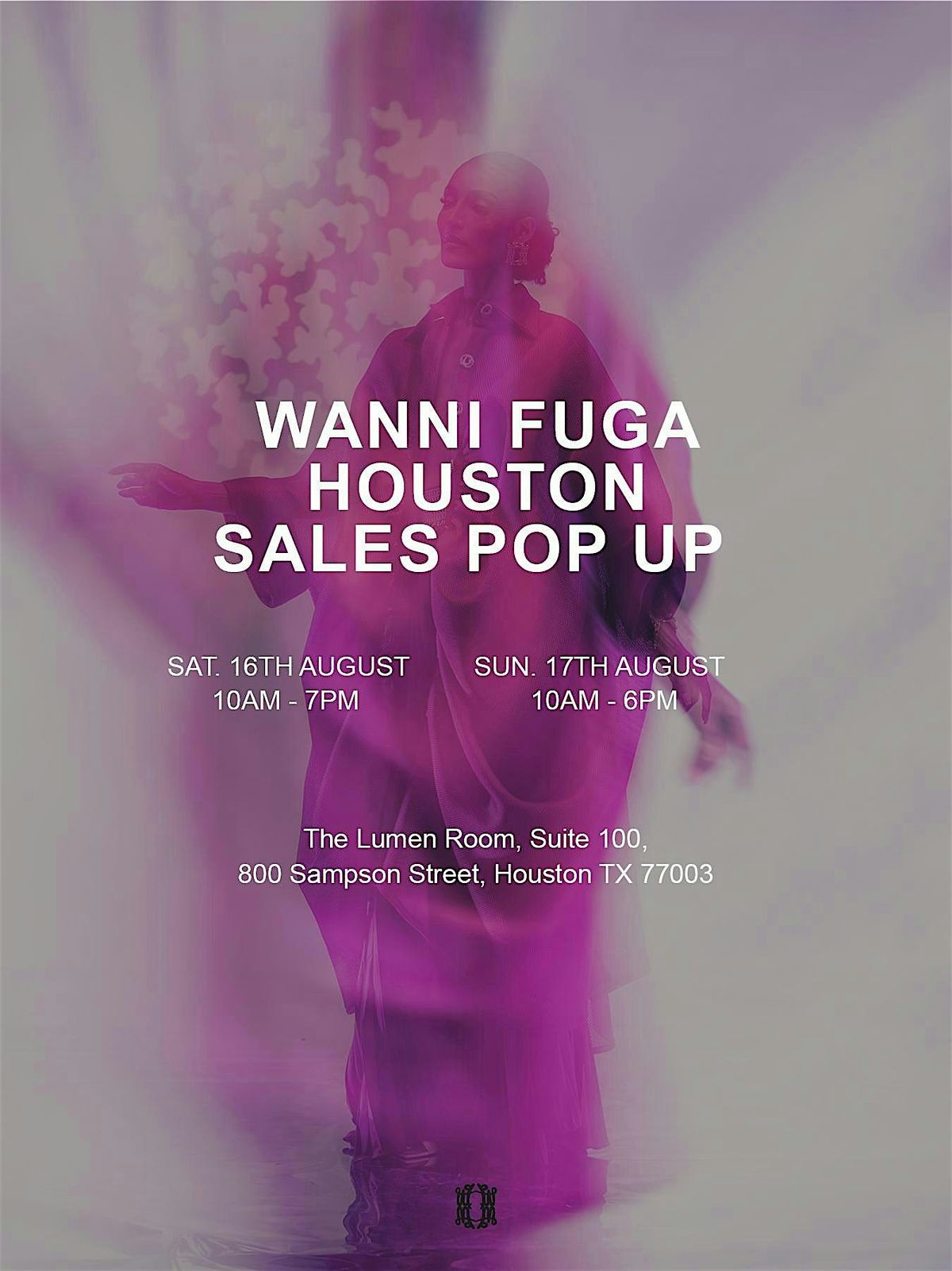 WANNI FUGA HOUSTON POP UP SALES