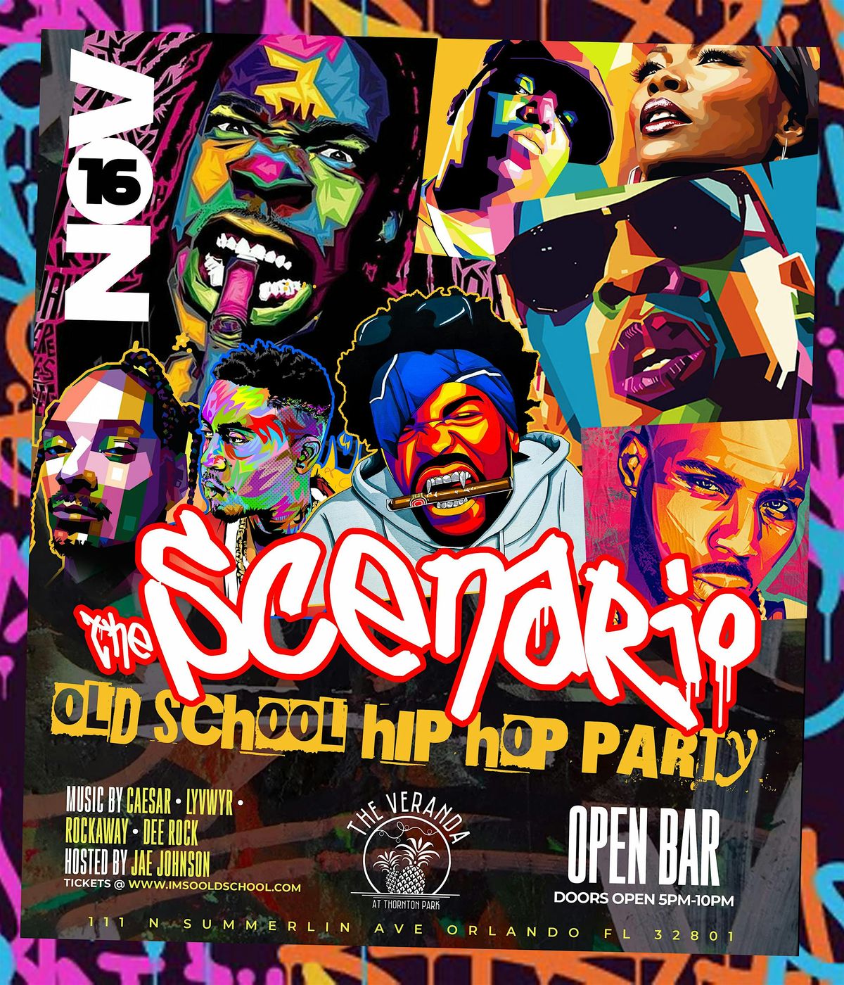 The Scenario - Open Bar Old School Party