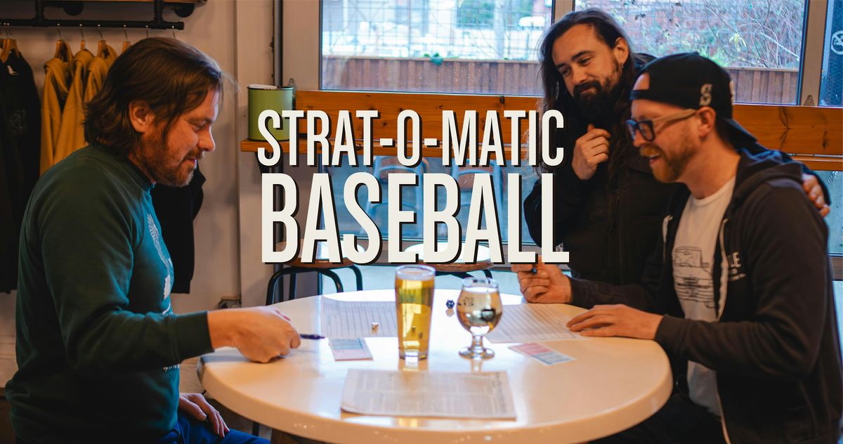 Strat-o-matic Baseball Night at Seattle Cider Taproom