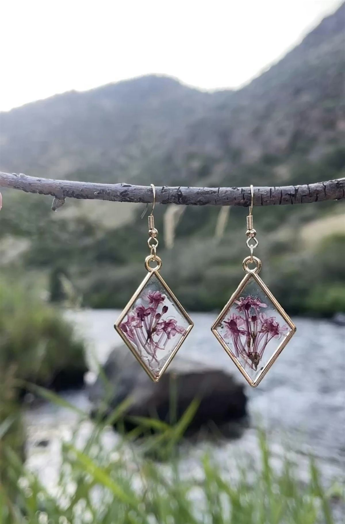 Floral Resin Earrings Workshop: Design & Create Your Own