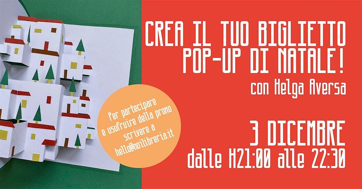 Crea il tuo biglietto pop-up di Natale!