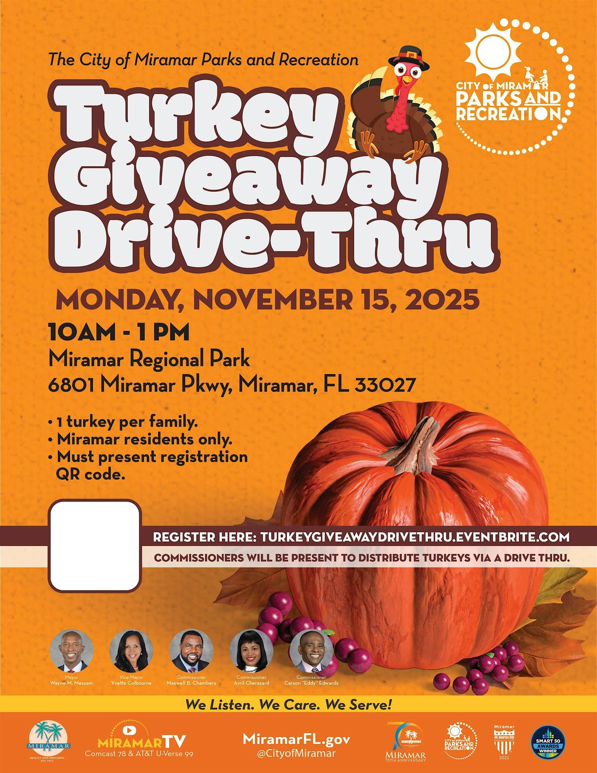 Turkey Giveaway Drive-Thru