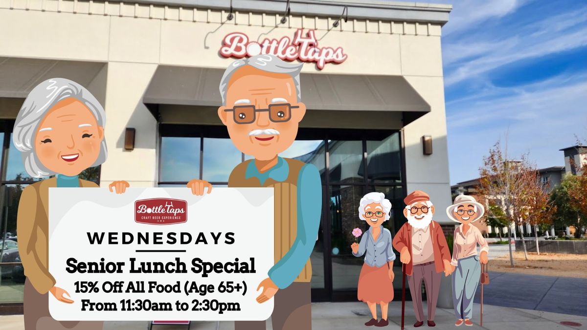 Senior Lunch Wednesdays at BottleTaps