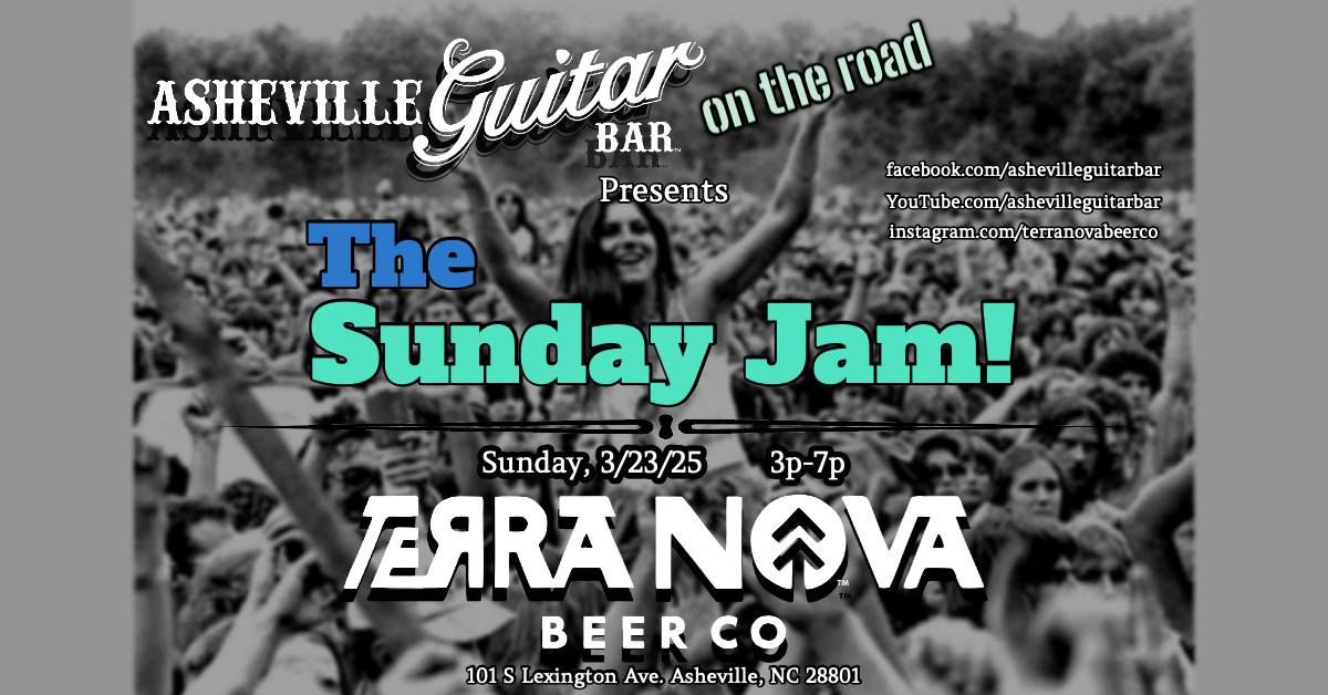 Asheville Guitar Bar "on the road" presents: The Sunday Jam