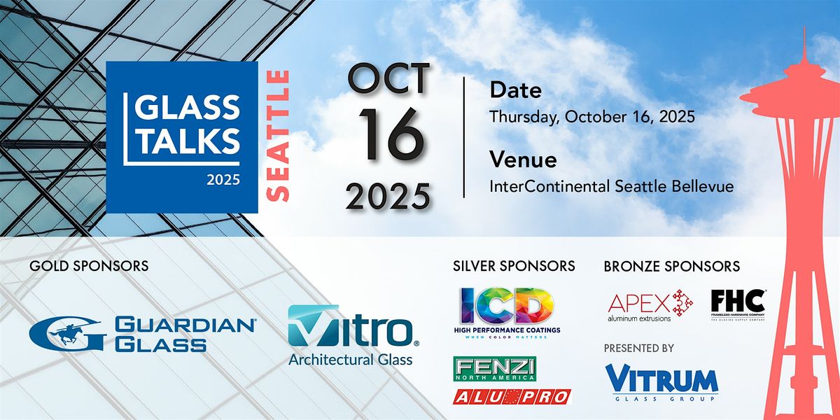 Vitrum Glass Talks Seattle 2025