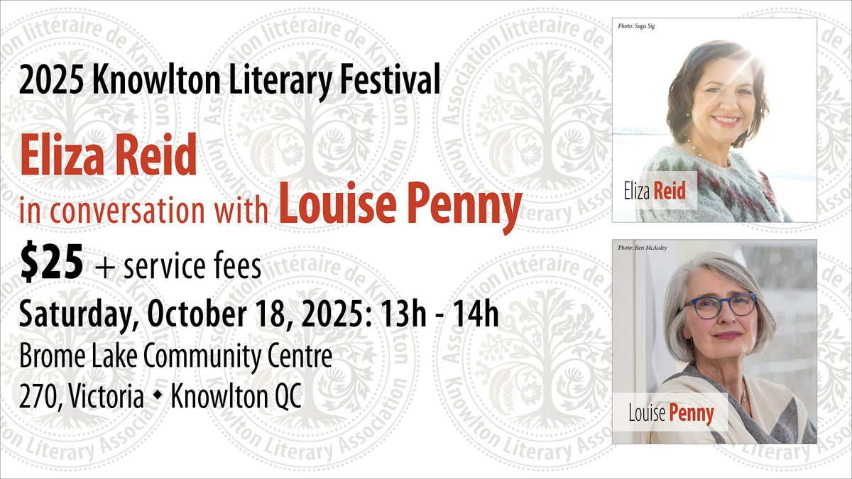 Eliza Reid in conversation with Louise Penny