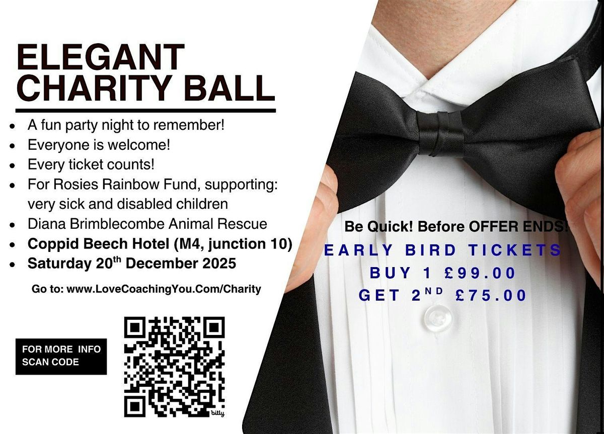 Elegant Charity Ball - Supporting Sick Children & Animal Rescue Charities