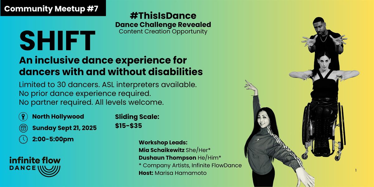 SHIFT: An inclusive dance event for dancers with and without disabilities
