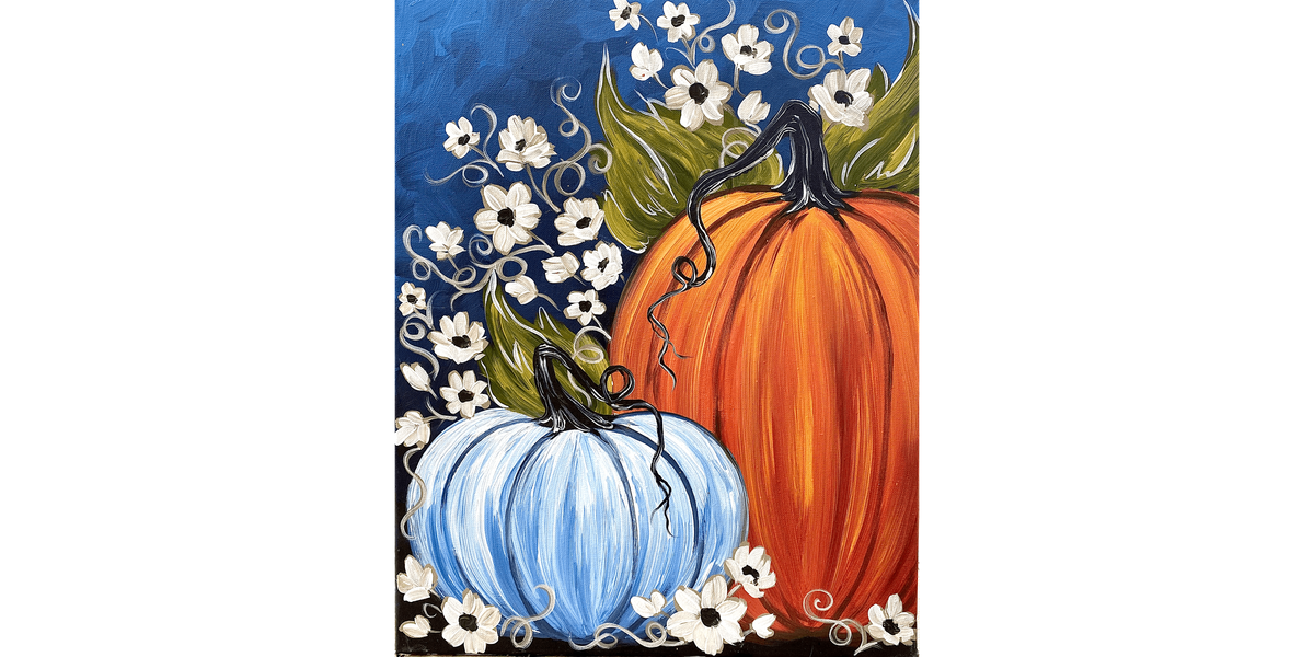 Flowers and Pumpkins - Paint and Sip in Cincinnati | Classpop!\u2122