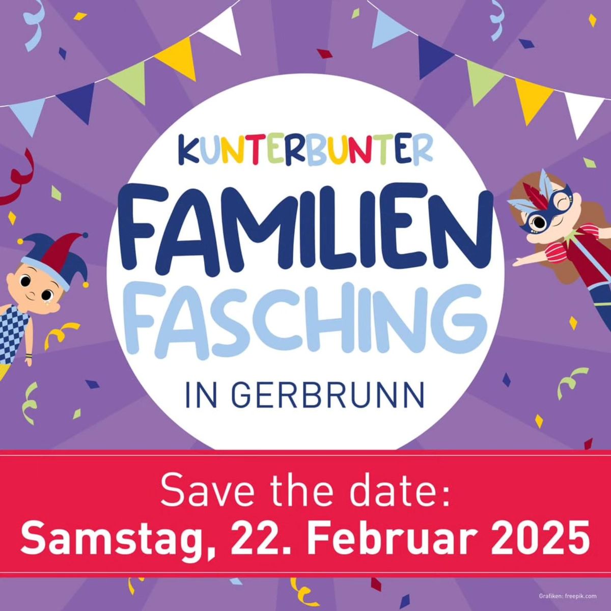 Kunterbunter Familienfasching in Gerbrunn