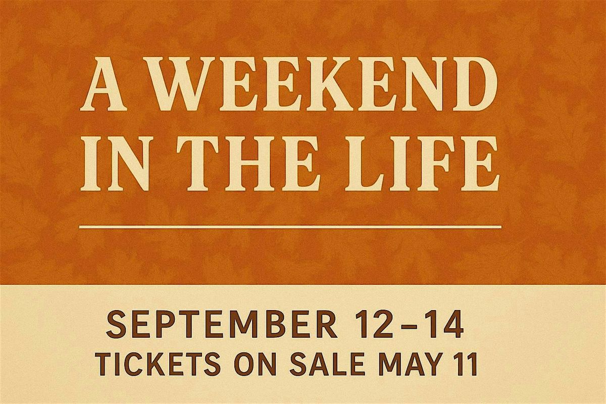A Weekend in the Life: A Small Town Convention