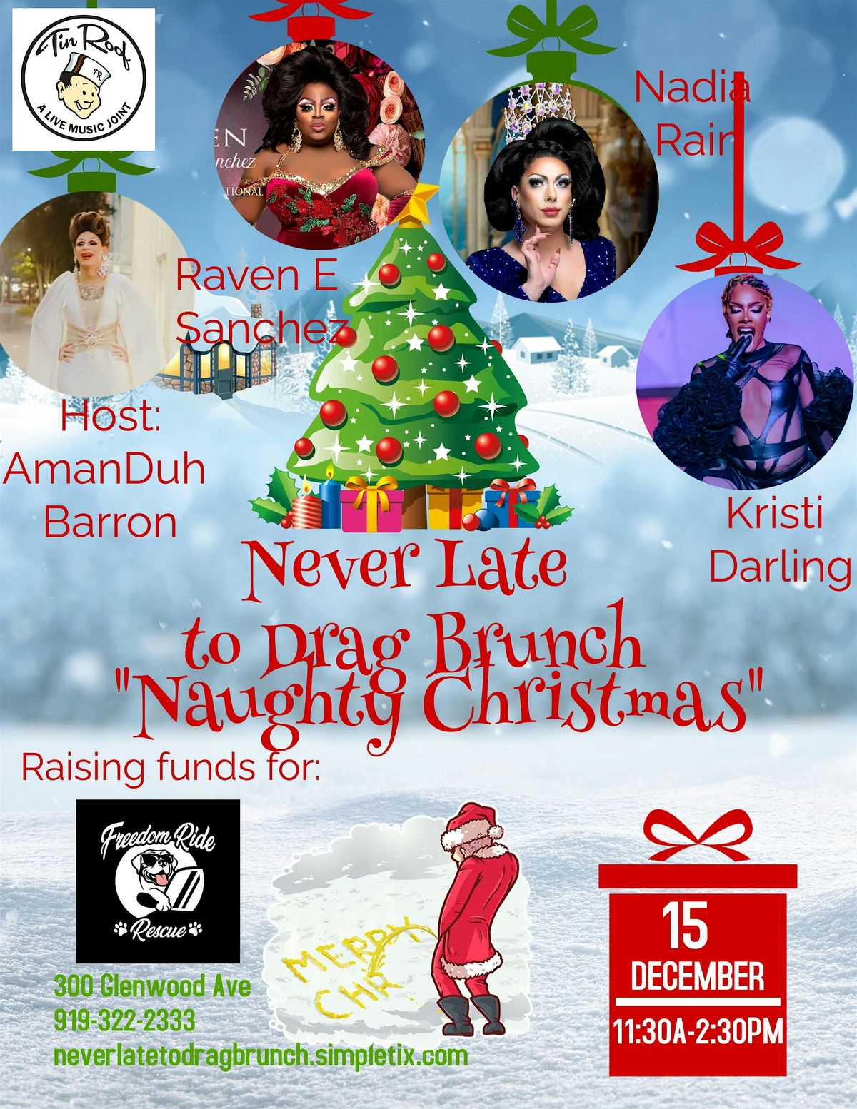 Drag Brunch Naughty Christmas