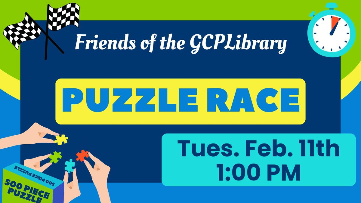 Puzzle Race by the Friends of the GCPL