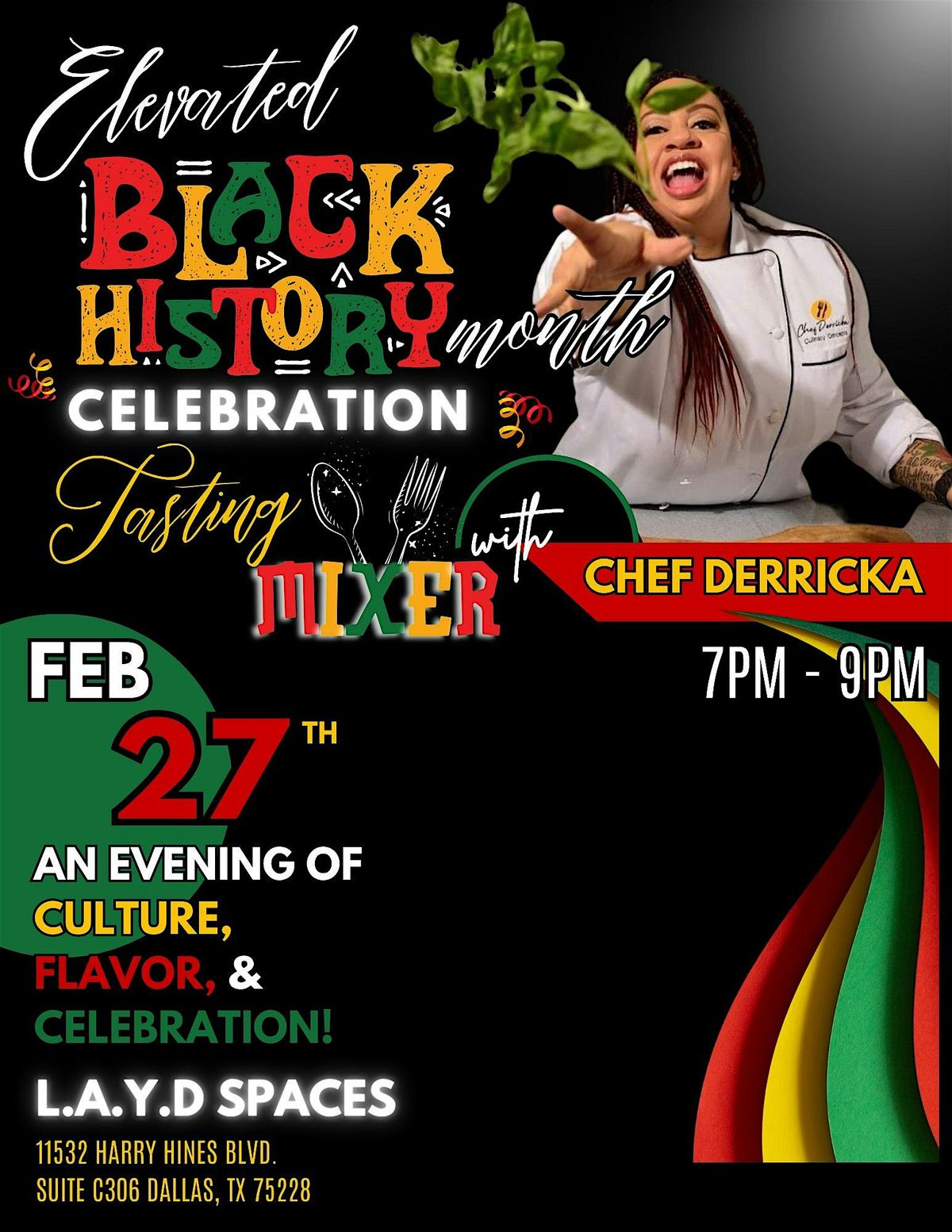 Elevated Black History Month Celebration Tasting Mixer