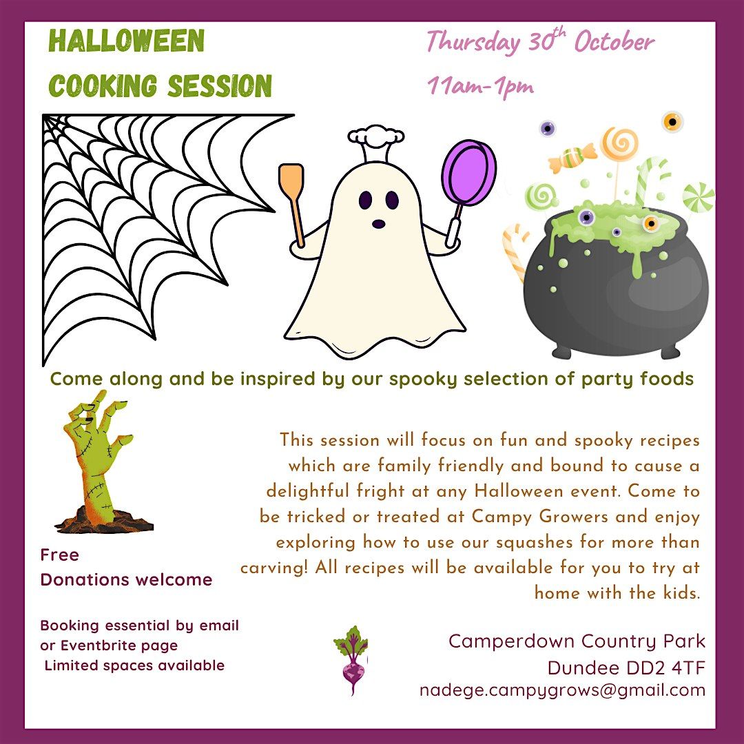 Halloween cooking session