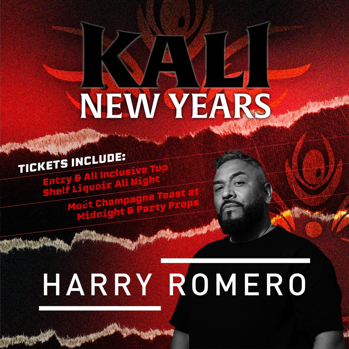 NYE Party @ Kali Sound Room ft. Harry Romero