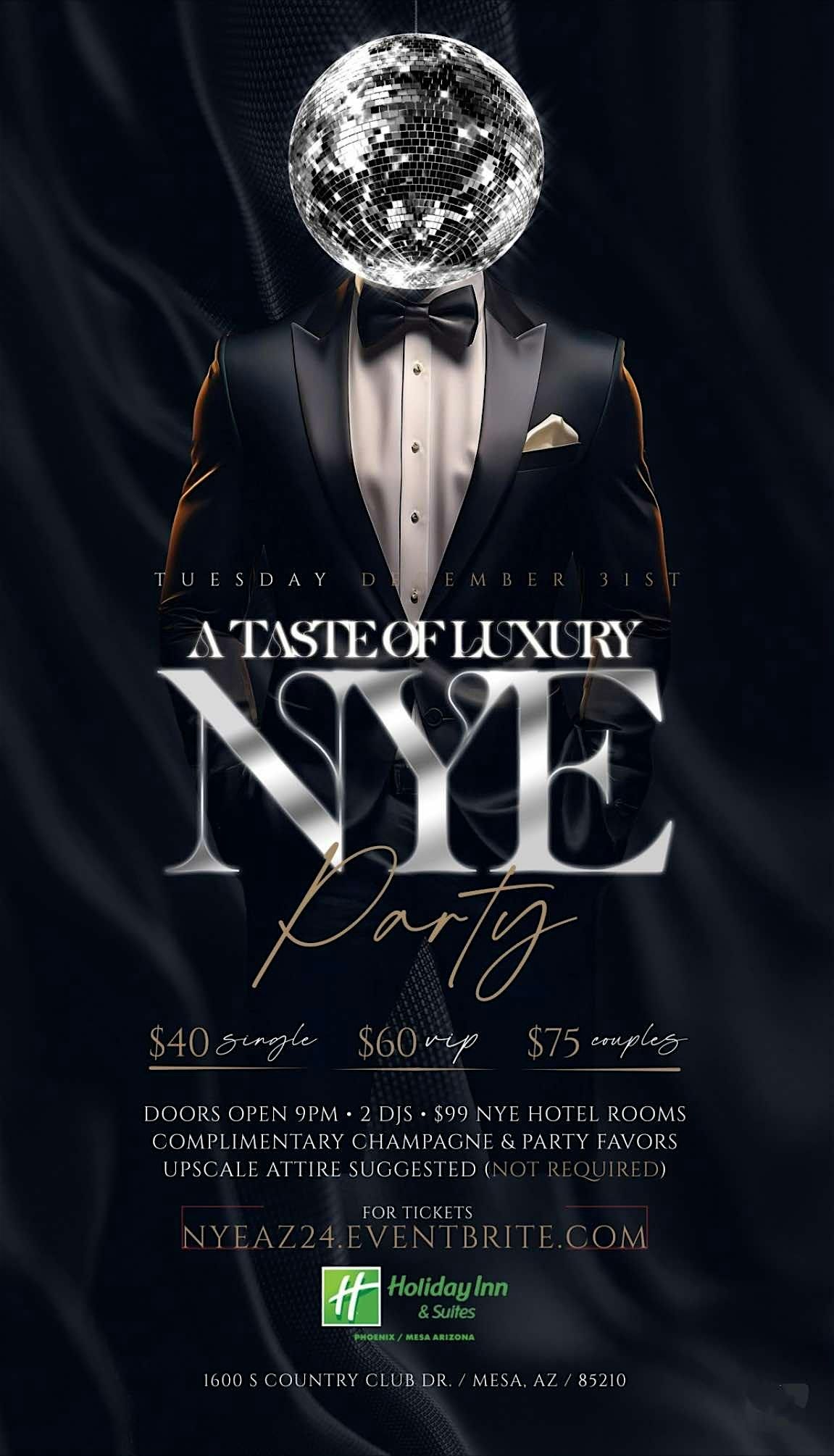 A Taste of Luxury "NYE" Party