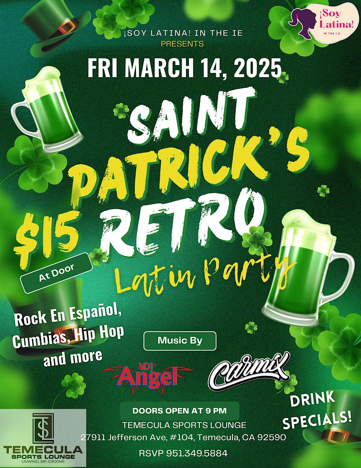 St. Patrick's Retro Latin Party