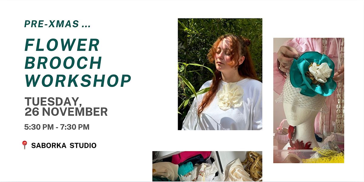 Ready-to-Wear Flower Brooch Workshop