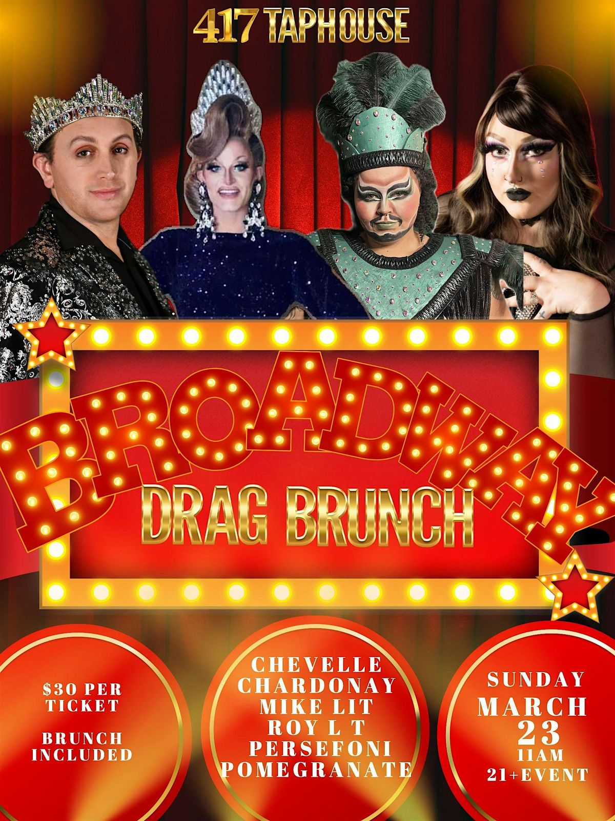 Broadway DRAG Brunch @ 417 Taphouse