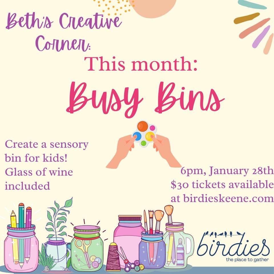 Beth\u2019s Creative Corner: Busy Bins!