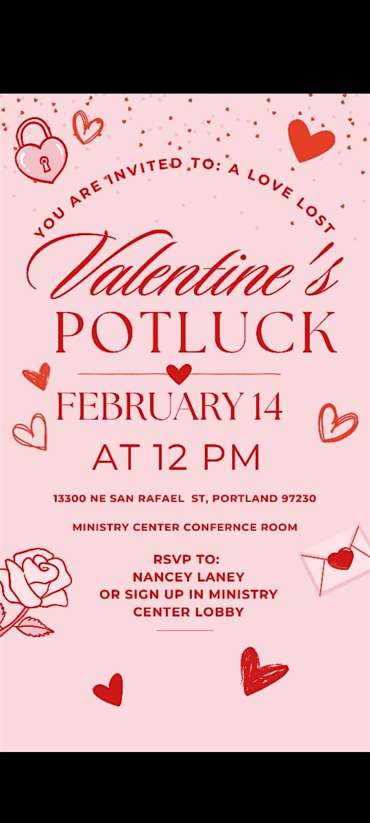 A love lost: Valentines day potluck