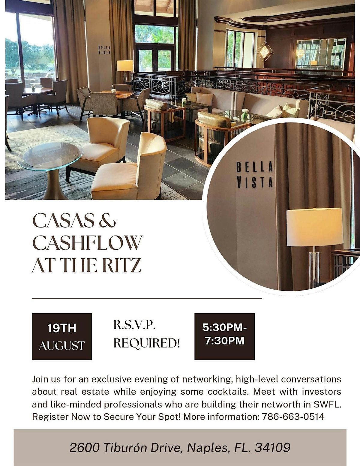 Casas & Cashflow at The Ritz.