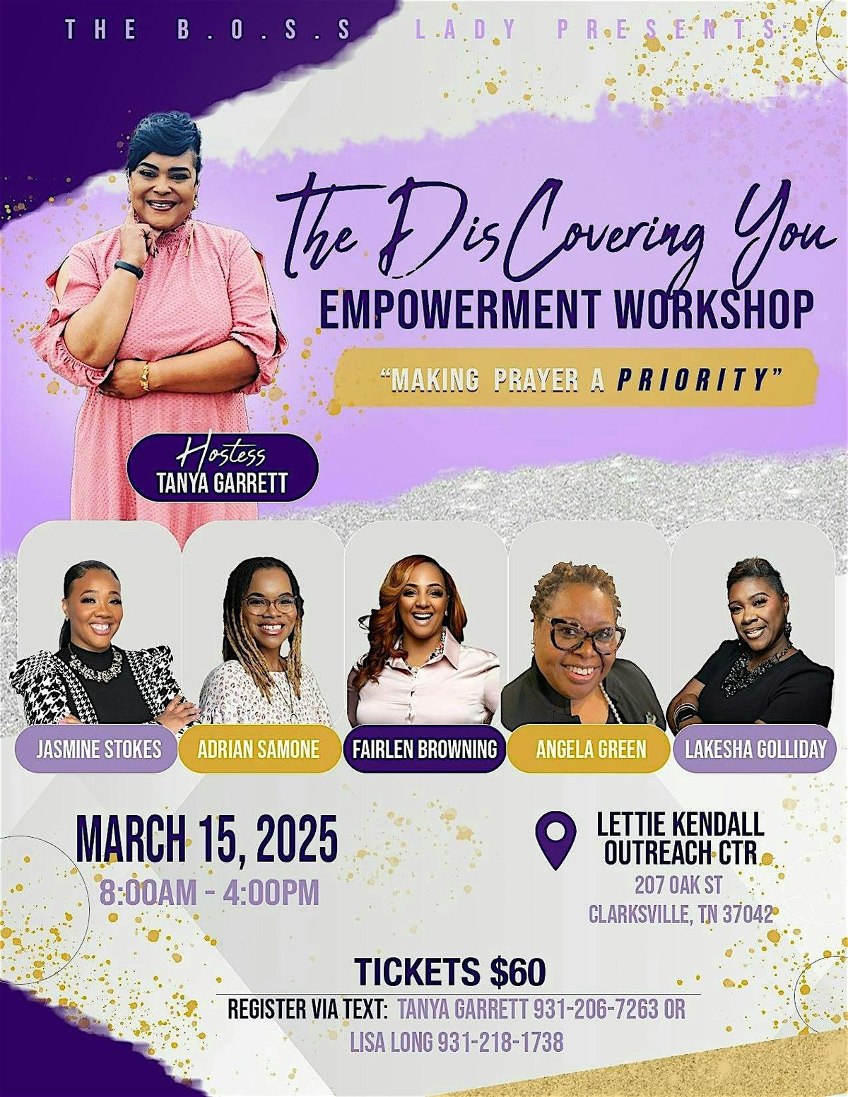 The DisCovering You Empowerment Workshop: "Making Prayer a Priority"