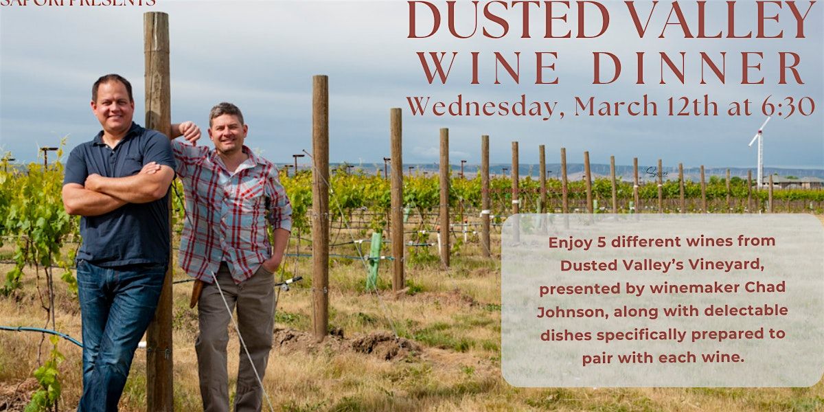 Sapori Presents Dusted Valley Wine Dinner