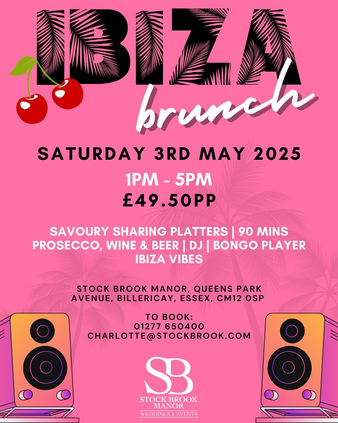 IBIZA BOTTOMESS BRUNCH! - Saturday 3rd May 2025