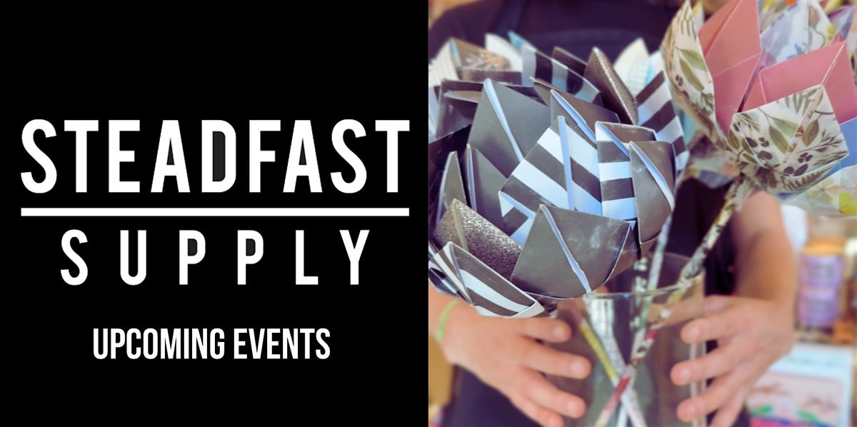 Origami-Inspired Floral Workshop: Bold Blooms from Printed Paper