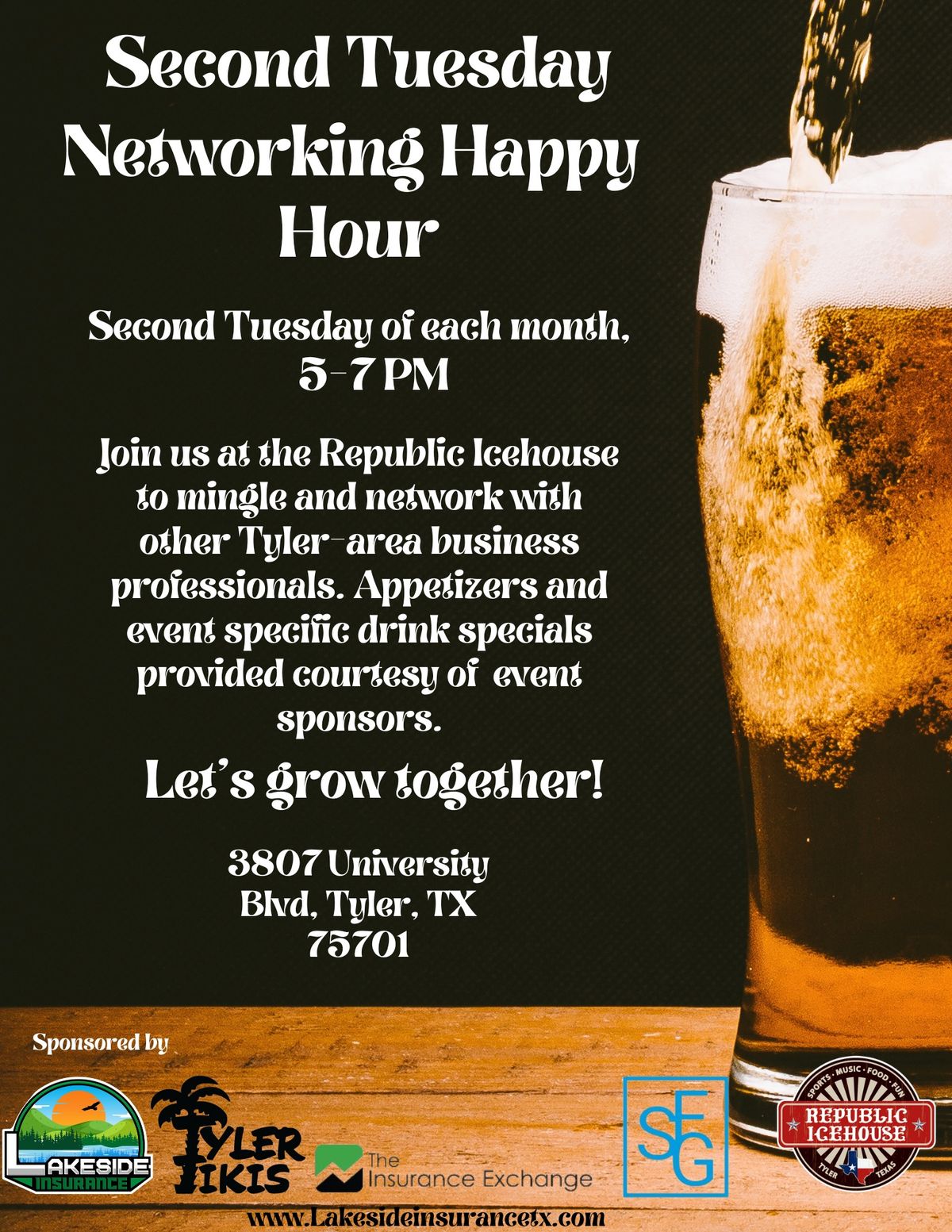 Second Tuesday Networking Happy Hour