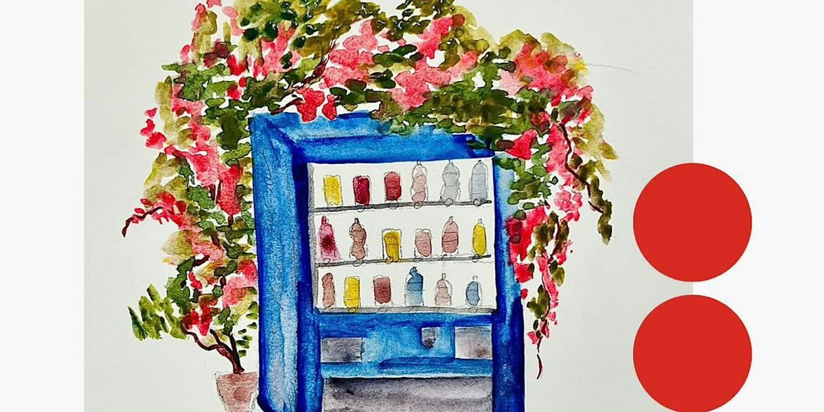 Vending Machine Watercolor Workshop with Colour Maria
