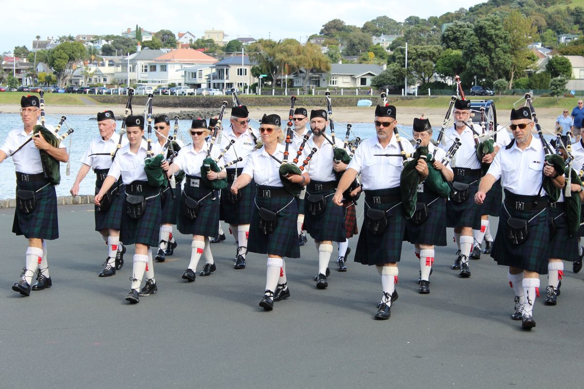 NZ Navy Pipes and Drums Remembrance Day Concert 