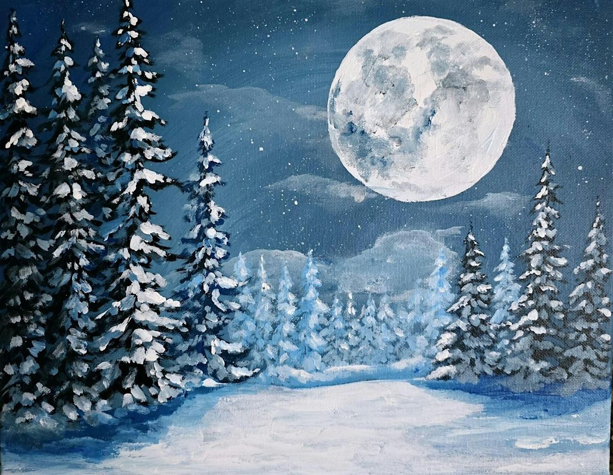 Winter Night **PAINT AND SIP**