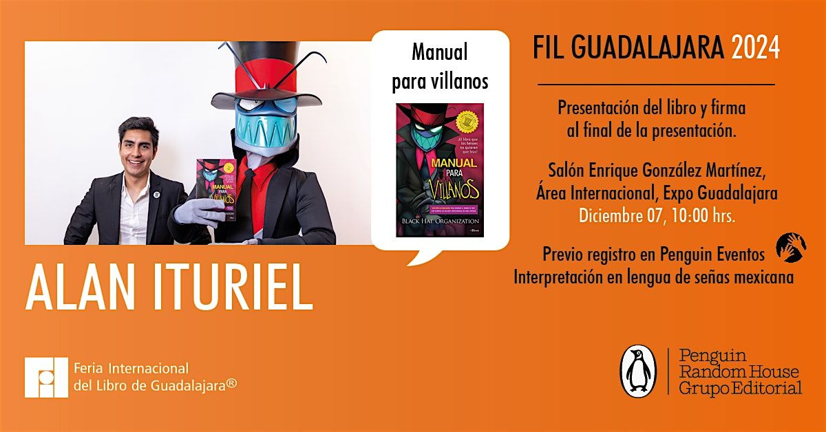 Alan Ituriel en FIL Guadalajara 2024