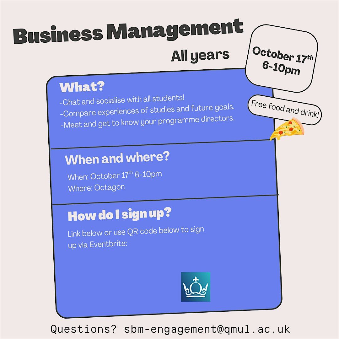 BSc Business Management Social at the Octagon
