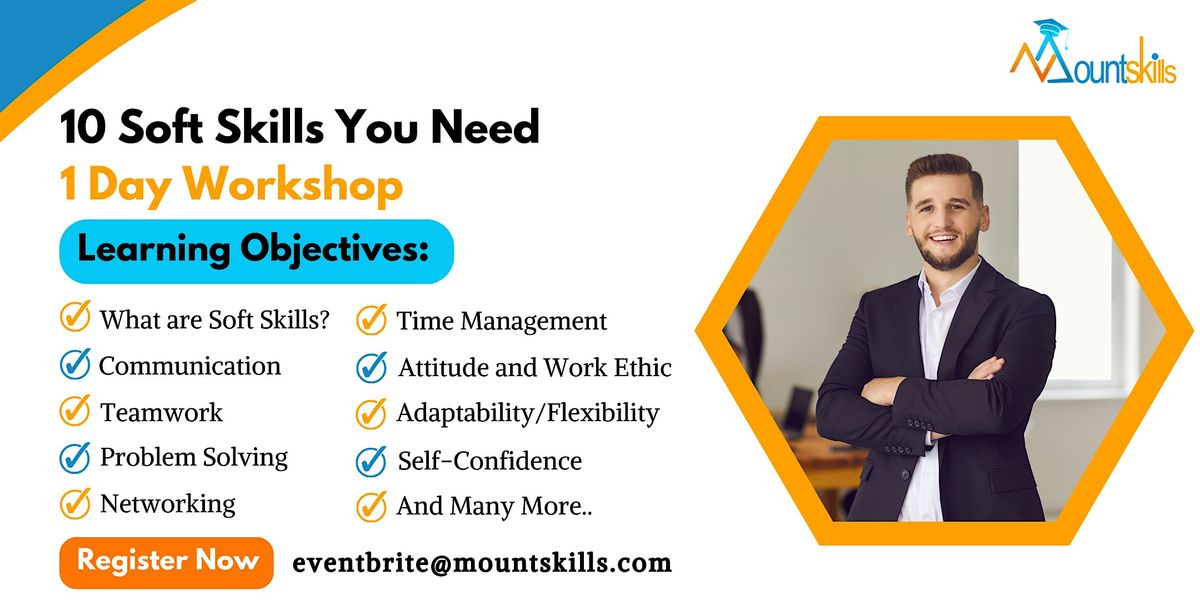 10 Soft Skills You Need 1 Day Workshop in Dallas, TX on November 15th, 2024